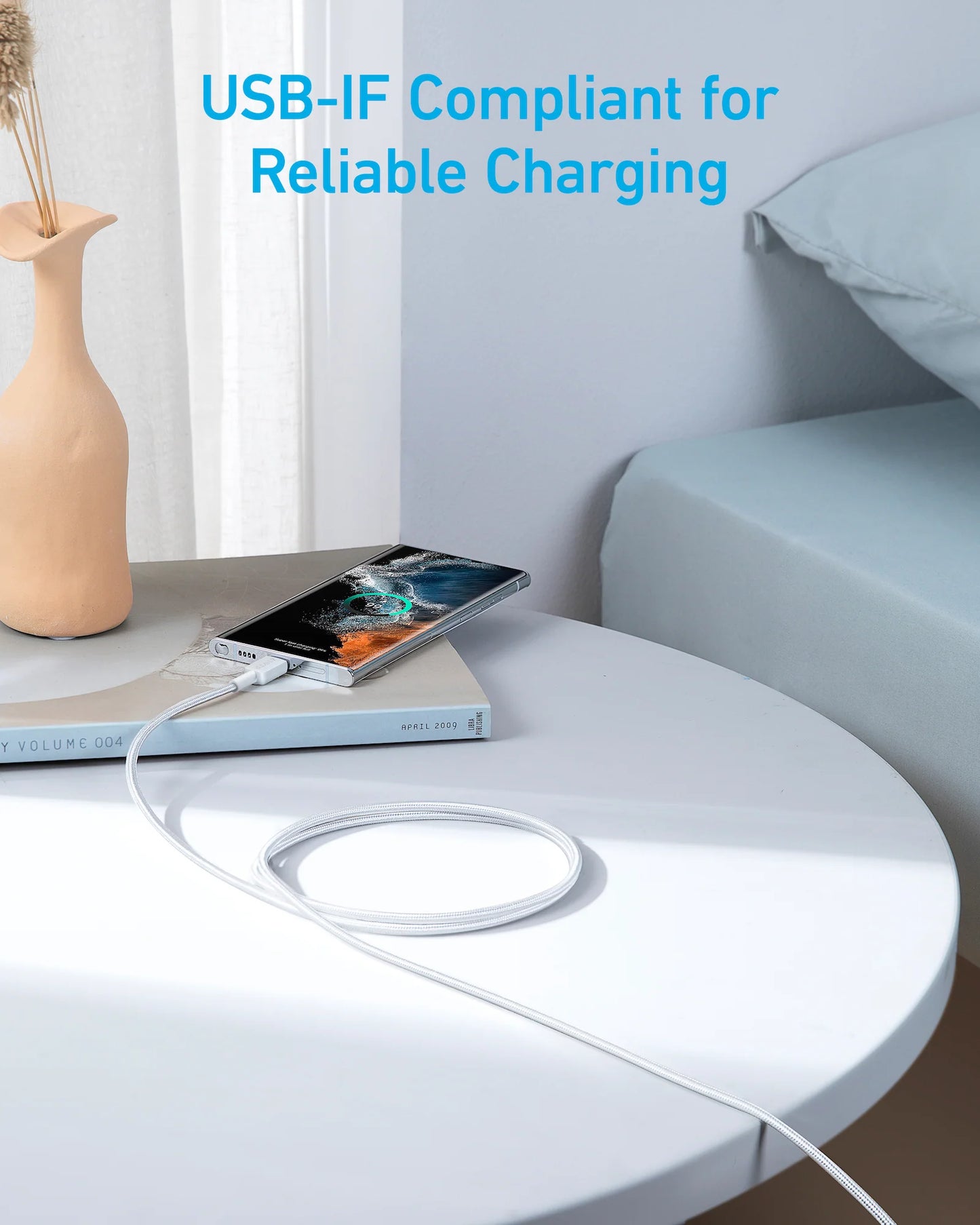 Anker 322 PowerLine USB C to USB C Braided 1m 60W Cable