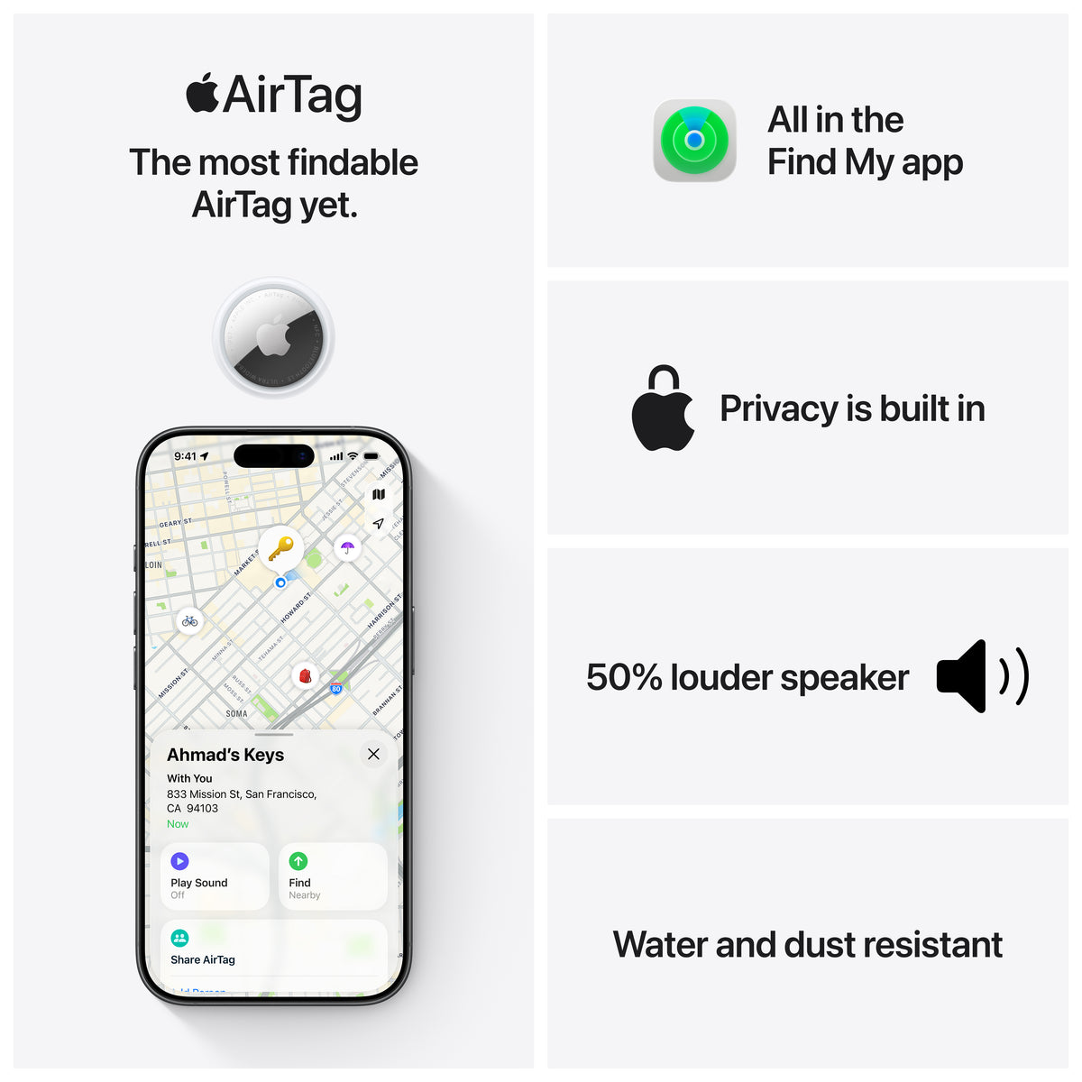 Lot de 4 AirTags
