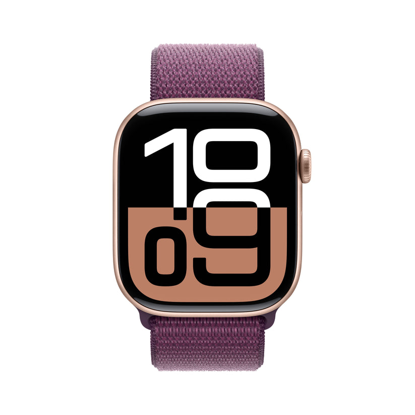 Apple_Watch_Series_10_46mm_GPS_Rose_Gold_Aluminum_Sport_Loop_Plum_PDP_Image_Position_2__FRFR