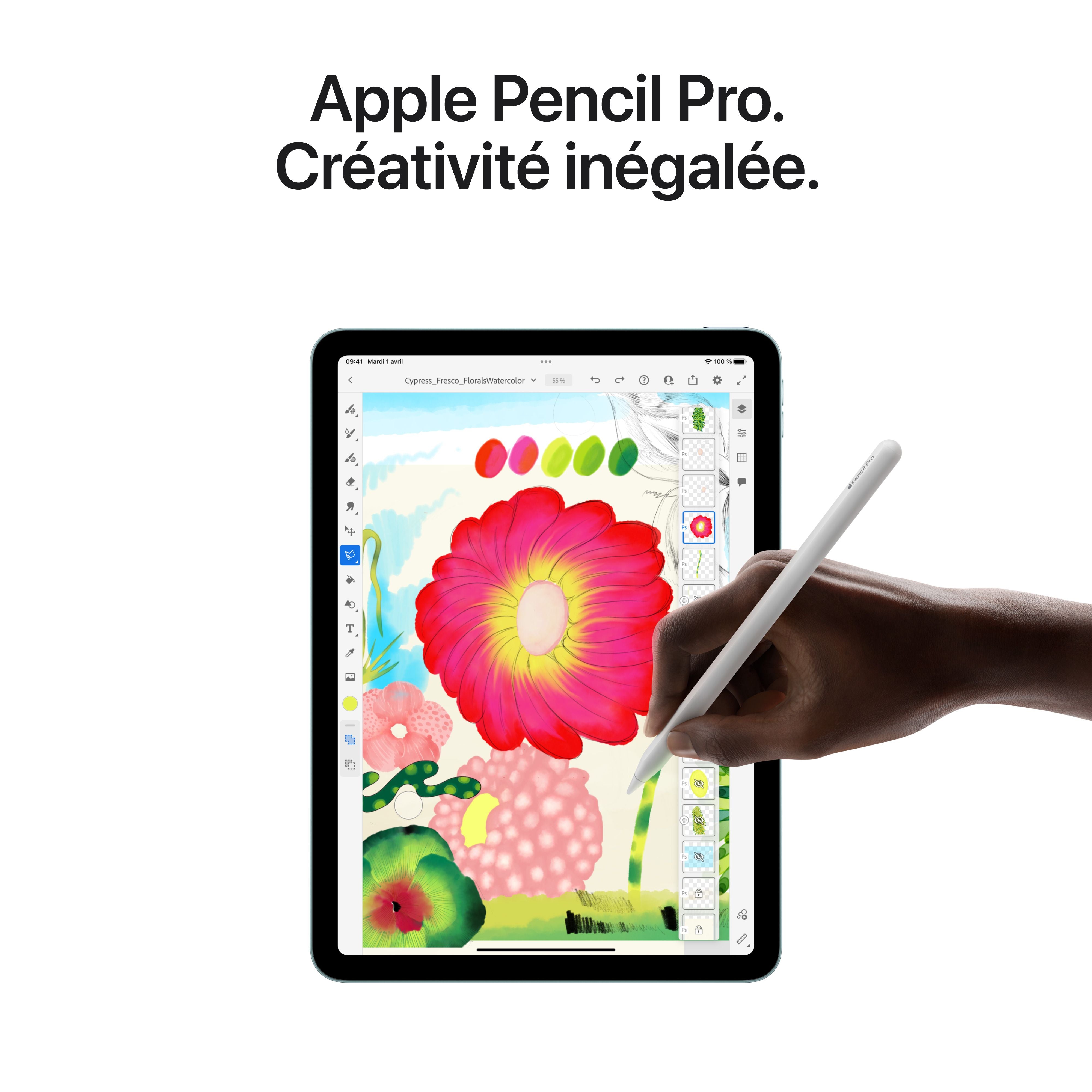 Buy iPad Air 11-inch Wi-Fi 128 GB - Purple (M3) | iSTYLE Morocco