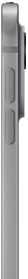 iPad Pro, vue latérale, argent, profil fin, boîtier en aluminium, boutons de réglage du volume et système caméra pro