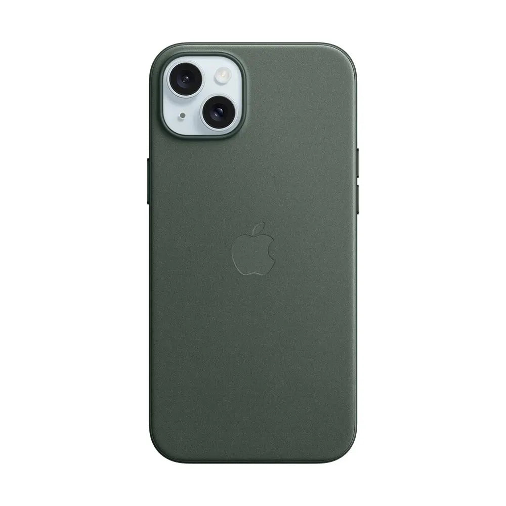 iPhone 15 Plus FineWoven Case with MagSafe Evergreen
