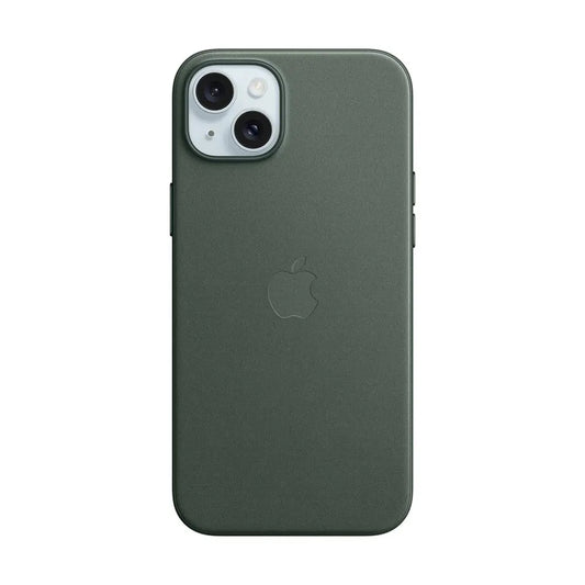 iPhone 15 Plus FineWoven Case with MagSafe Evergreen