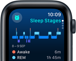 Suivi du sommeil sur l’Apple Watch SE