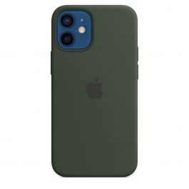 Coque en silicone avec MagSafe pour iPhone 12 mini - Vert de Chypre
