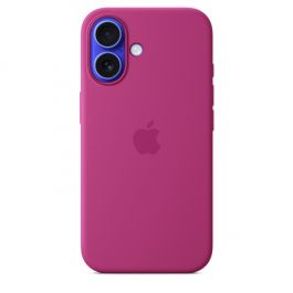 iPhone 16 Silicone Case with MagSafe - Fuchsia