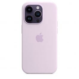 Coque en silicone avec MagSafe pour iPhone 14 Pro - Lilas