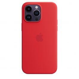 Coque en silicone avec MagSafe pour iPhone 14 Pro Max - Rose craie