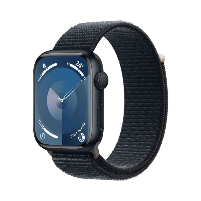 Apple watch series 4 space gray aluminum case with black sport loop shop