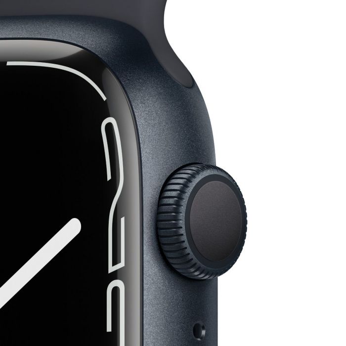 Apple Watch Series 7 GPS, 41mm Midnight Aluminium Case with Apple Watch Series 7 GPS, 41mm Midnight Aluminium Case with