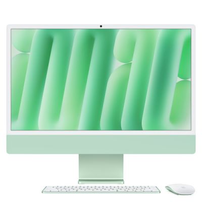 24" iMac with Retina 4.5K display: M4 chip, 16GB RAM, 256GB SSD with 8‑core CPU and 8‑core GPU, French Keyboard - Green