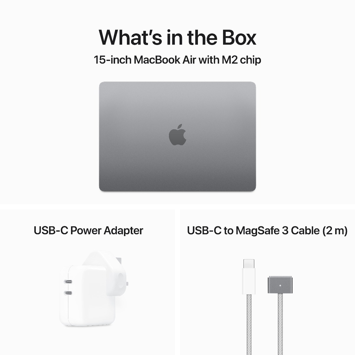 MacBook Air 15 pouces : puce M2 avec CPU 8 cœurs, GPU 10 cœurs , 512GB -  Gris sidéral