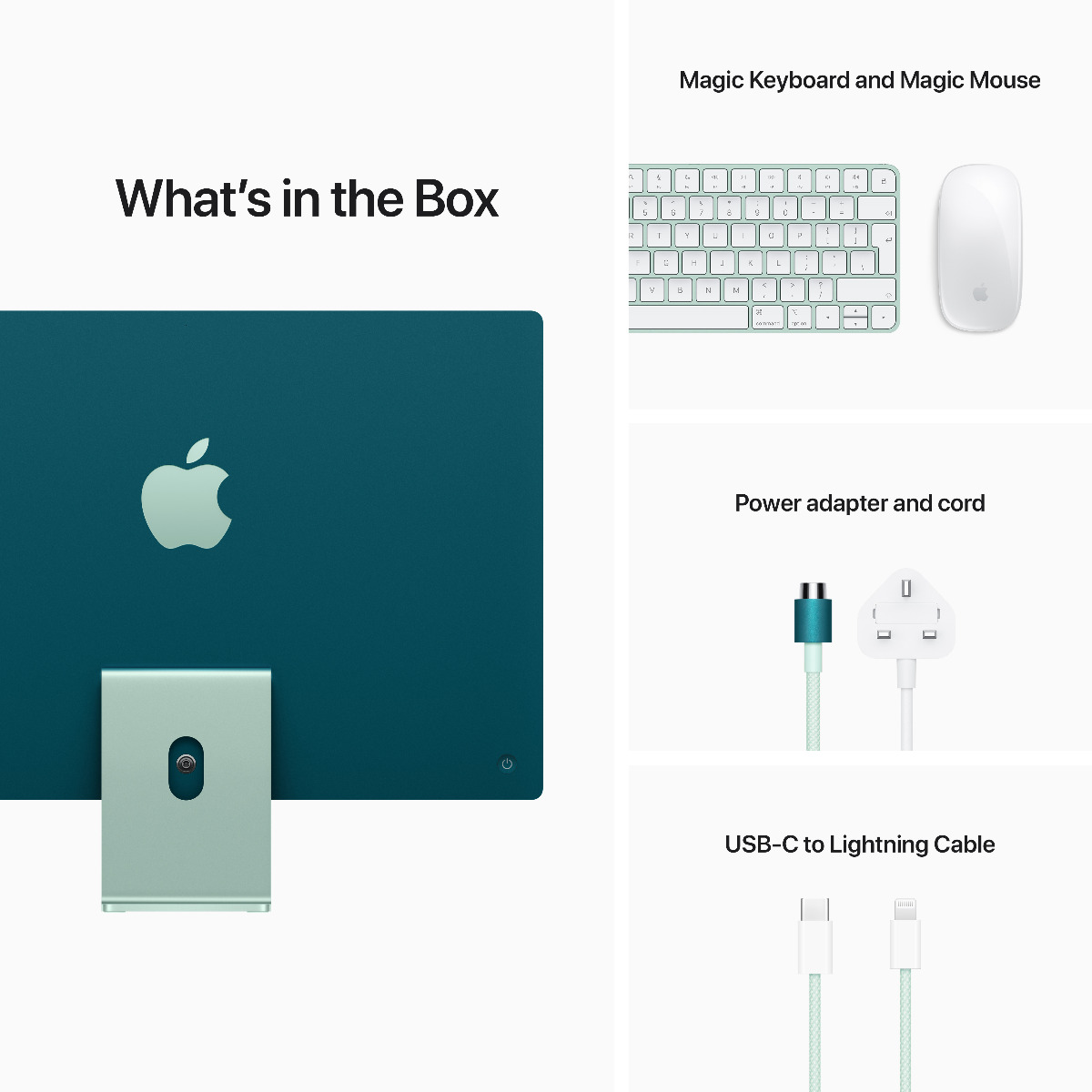 24-inch iMac with Retina 4.5K display: Apple M1 chip with 8