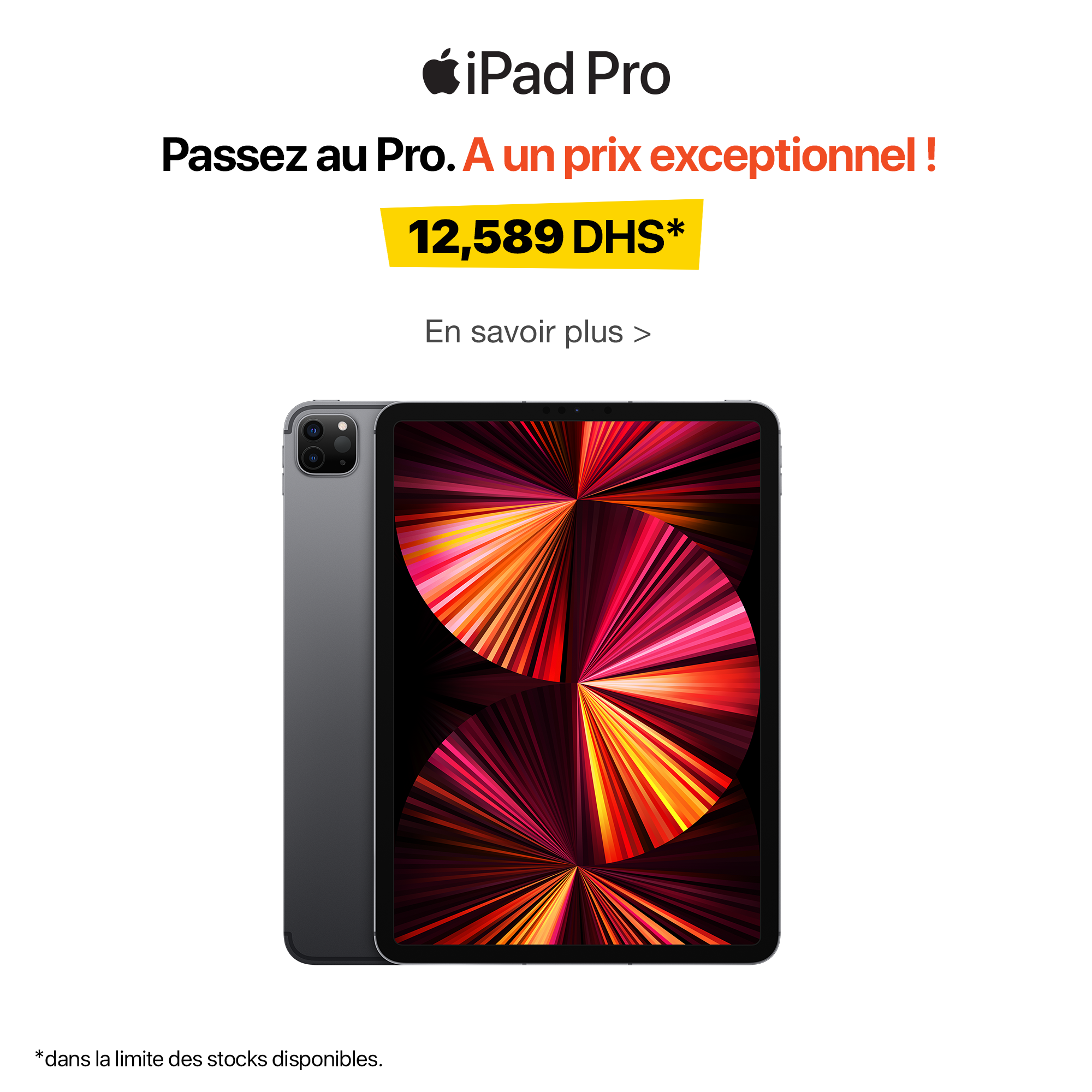 Offre iPad Pro 
